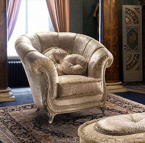 Armchair ELLESALOTTI Greta Garbo-5 factory LUXURY SOFA from Italy. Foto №1