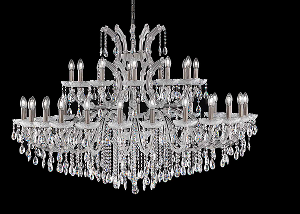 Chandelier at the Salone del mobile MARIATERESA 36 factory EUROLUCE from Italy. Foto №1