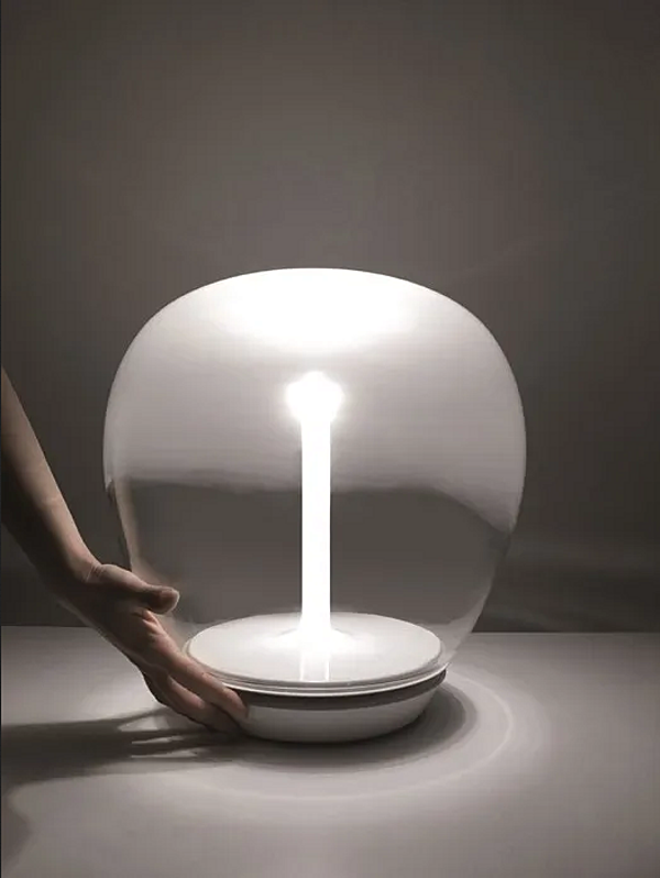 LED Table Lamp Blown Glass Empatia Artemide factory Artemide from Italy. Foto №12