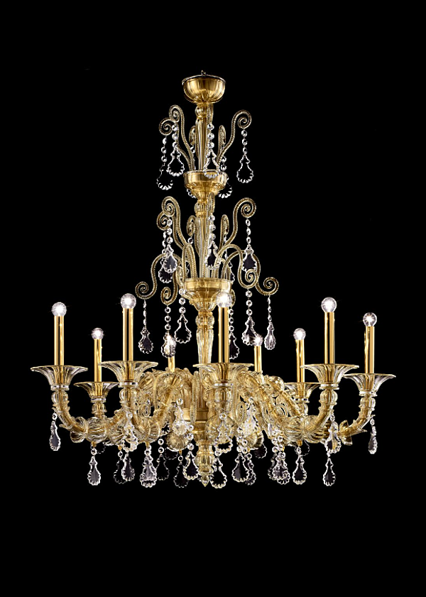Chandelier Barovier&Toso 5560/06 factory Barovier&Toso from Italy. Foto №4