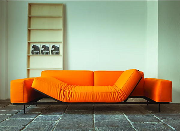 Sectional recliner sofa fabric or leather VIBIEFFE 535 Sit Up factory VIBIEFFE from Italy. Foto №11