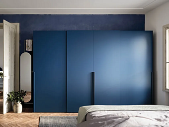 Sectional wardrobe with sliding doors NOVAMOBILI Alfa Sectional wardrobe with sliding doors NOVAMOBILI Alfa factory NOVAMOBILI from Italy