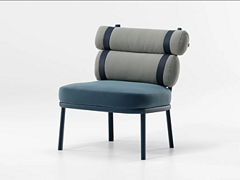 Garden Armchair with Fabric Upholstery KETTAL Club Collection