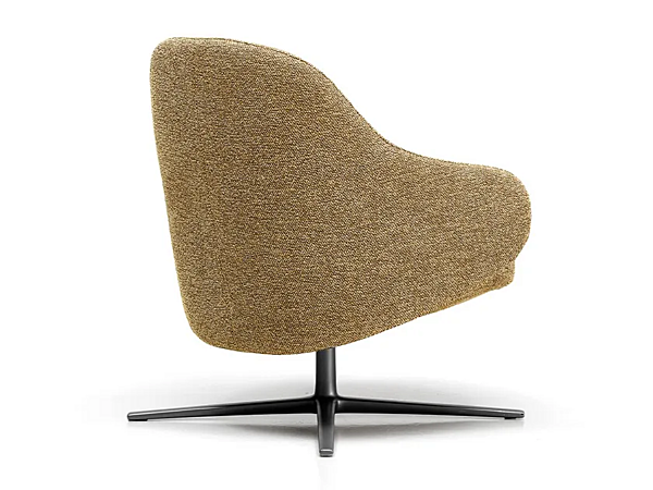 Swivel armchair with armrests fabric Kristalia Dua Lounge factory Kristalia from Italy. Foto №2