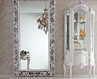 Baroque display cabinet in wood Modenese Luxury Interiors 13128 factory MODENESE GASTONE from Italy