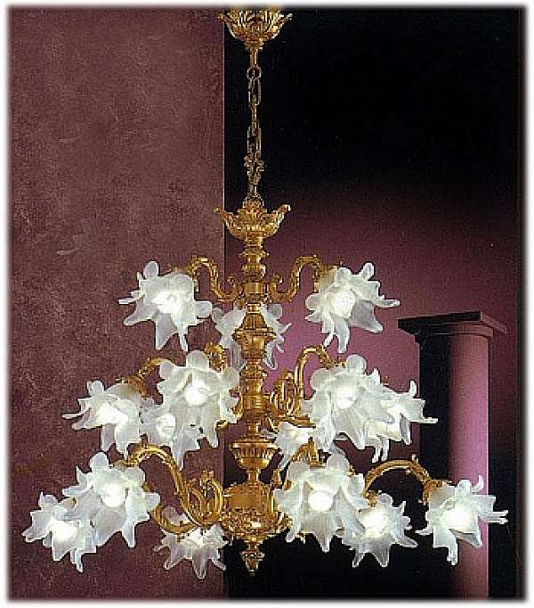 Chandelier FBAI 3123/15 factory FBAI from Italy. Foto №1