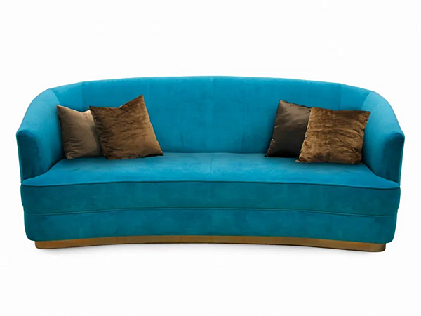 3-seater velvet sofa Saari BRABBU factory BRABBU from Italy. Foto №1