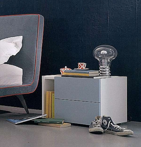 Bedside table OLIVIERI Book CM410 factory OLIVIERI from Italy. Foto №1