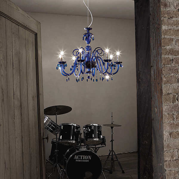 Chandelier ITALAMP 180/8 factory ITALAMP from Italy. Foto №1
