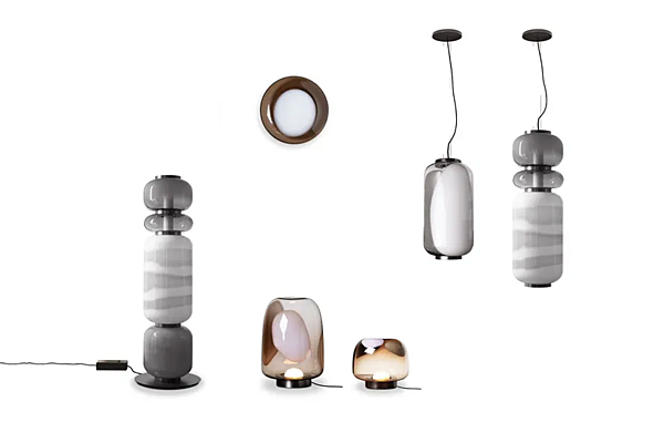 Blown glass table lamp Haiku BAXTER factory BAXTER from Italy. Foto №2
