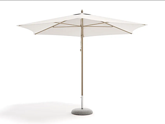 Teak garden umbrella from Atmosphera Desert collection OMB.DE.