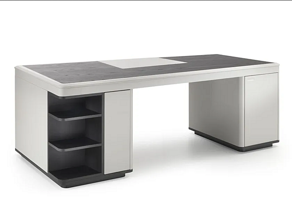 Wooden executive desk with drawers I 4 Mariani Noah factory i 4 Mariani from Italy. Foto №8