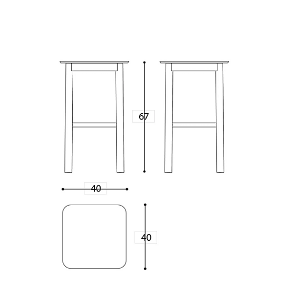 Aluminium stool with footrest VARASCHIN 244SG, 244SGB, 244SGI, 244SGBI factory VARASCHIN from Italy. Foto №5