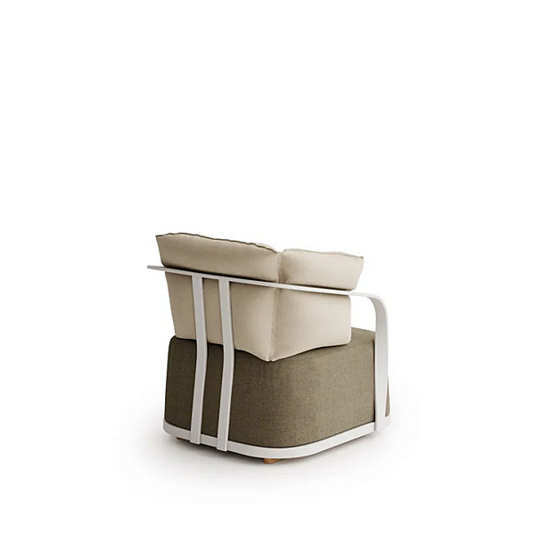 Fabric garden armchair with removable cover and armrests Atmosphera Tango TG.PL factory ATMOSPHERA from Italy. Foto №7