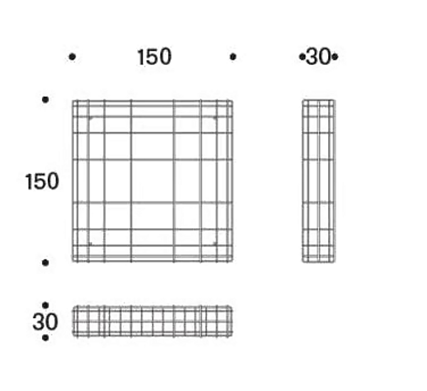 Open wall mounted iron bookcase Leyva Saba factory SABA from Italy. Foto №7