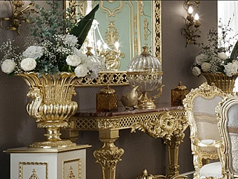 Vase 15619 Modenese Luxury Interiors Glass Decorative Vase factory MODENESE GASTONE from Italy