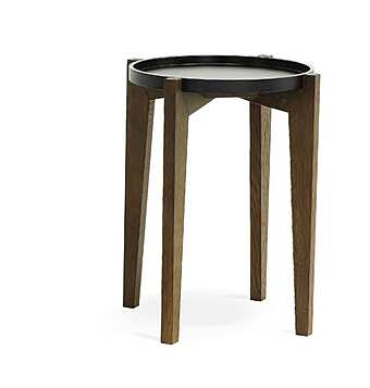 Low round coffee table wood Egoitaliano Globen