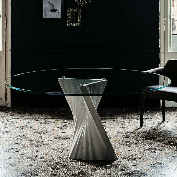 Table CATTELAN ITALIA Raffaello Galiotto Plisset Round factory CATTELAN ITALIA from Italy. Foto №3