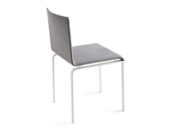 Fabric chair with upholstered back LAGO Dangla factory LAGO from Italy. Foto №7
