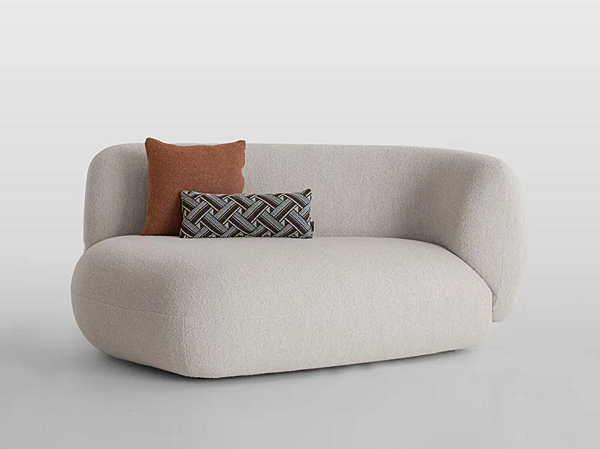 Modular fabric sofa with soft back Potocco Jade 953 D 953/D factory POTOCCO from Italy. Foto №2