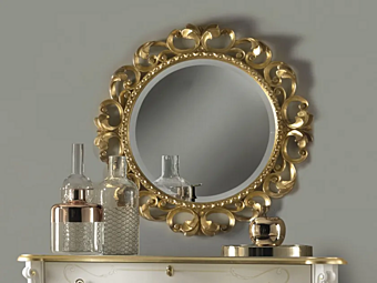 Round Framed Wall Mounted Mirror CASA +39 Rossini 805