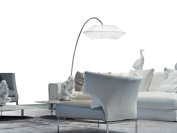 Silk Floor Lamp Arte ERBA ITALIA factory ERBA ITALIA from Italy. Foto №6