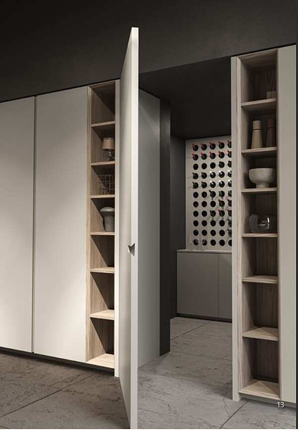 Fitted kitchen with island in wood ASTER CUCINE Atelier factory Aster Cucine from Italy. Foto №6