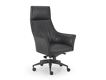 High back leather executive chair Sella i 4 Mariani