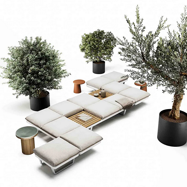 3-seater modular garden sofa Venice Atmosphera factory ATMOSPHERA from Italy. Foto №12