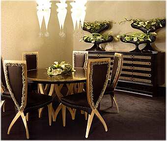 Composition  ISACCO AGOSTONI "Book.01" dining room 1279