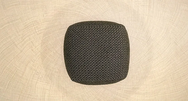 Upholstered Pouf with Removable Lining PAOLA LENTI Picot factory PAOLA LENTI from Italy. Foto №3