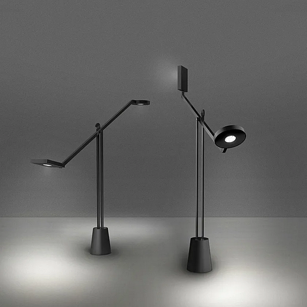 LED Table Lamp Aluminium Equilibrist Artemide 1442010A factory Artemide from Italy. Foto №5