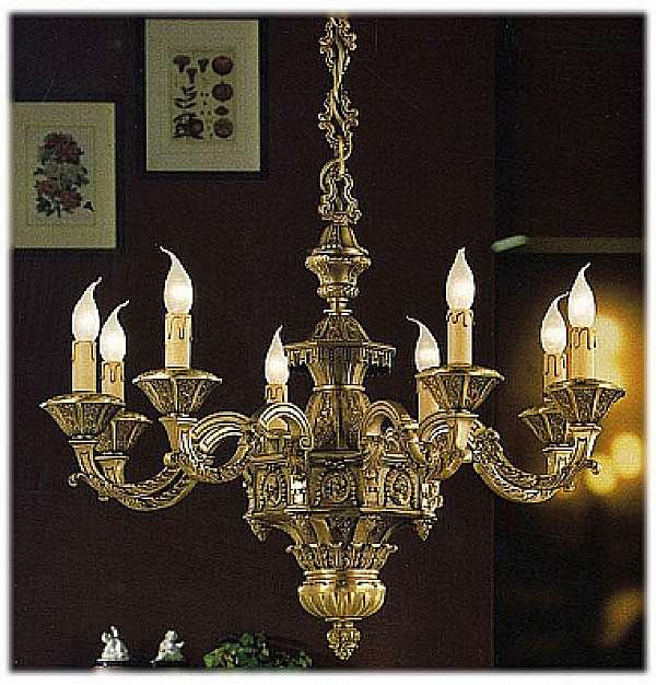 Chandelier FBAI 3000/8 factory FBAI from Italy. Foto №1