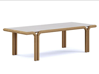 Rectangular Iroko Garden Table Imane Paolo Castelli TAV.IMAN.300