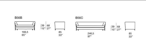 Three-Seater Garden Sofa in Fabric Teatime by PAOLA LENTI B56C factory PAOLA LENTI from Italy. Foto №4