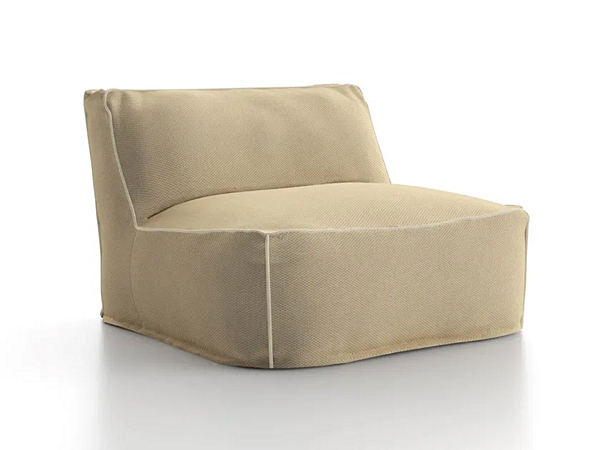 Fabric garden armchair with soft backrest Atmosphera CX.SF.MC factory ATMOSPHERA from Italy. Foto №1