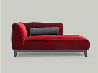 Velvet Day Bed with Upholstered Back Borzalino Greg Collection EUG4PENS, EUG4PEND Velvet Day Bed with Upholstered Back Borzalino Greg Collection EUG4PENS, EUG4PEND factory Borzalino from Italy