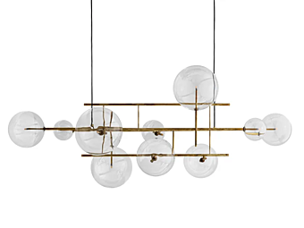 LED Glass Pendant Lamp Bolle Orizzontale by Gallotti&Radice LED Glass Pendant Lamp Bolle Orizzontale by Gallotti&Radice factory Gallotti & Radice from Italy