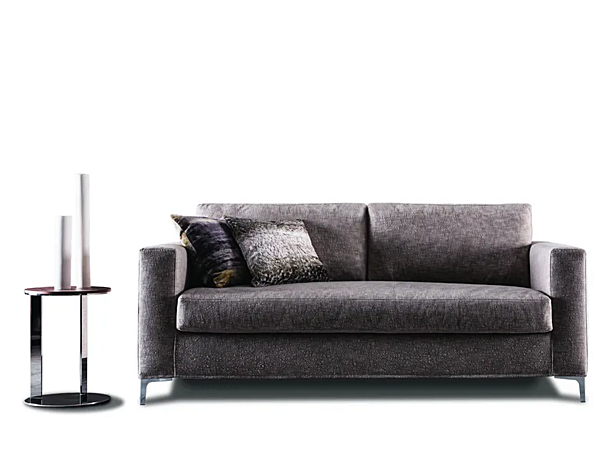 Sofa bed in leather or fabric VIBIEFFE 2400 Happy factory VIBIEFFE from Italy. Foto №1