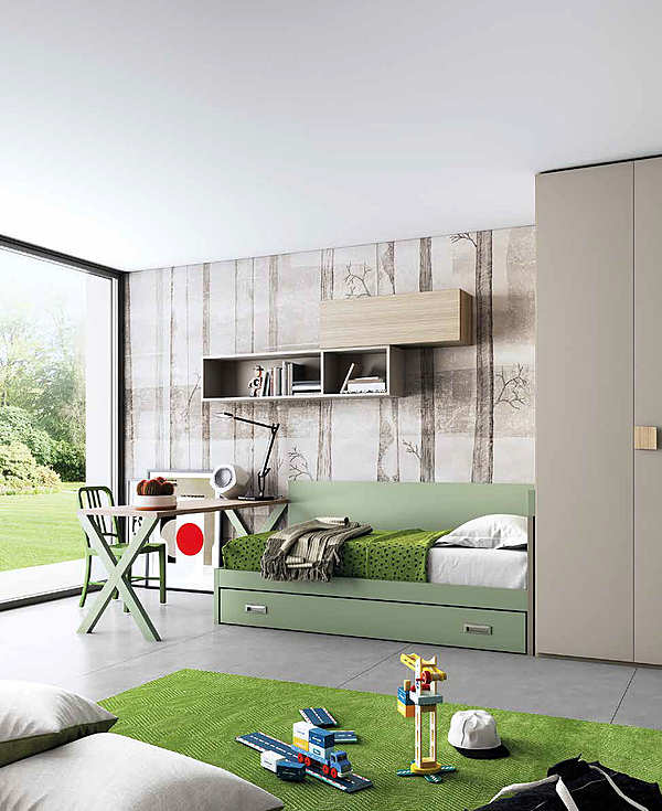 Bedroom GRANZOTTO Composizione “ANGOLO” factory GRANZOTTO from Italy. Foto №4