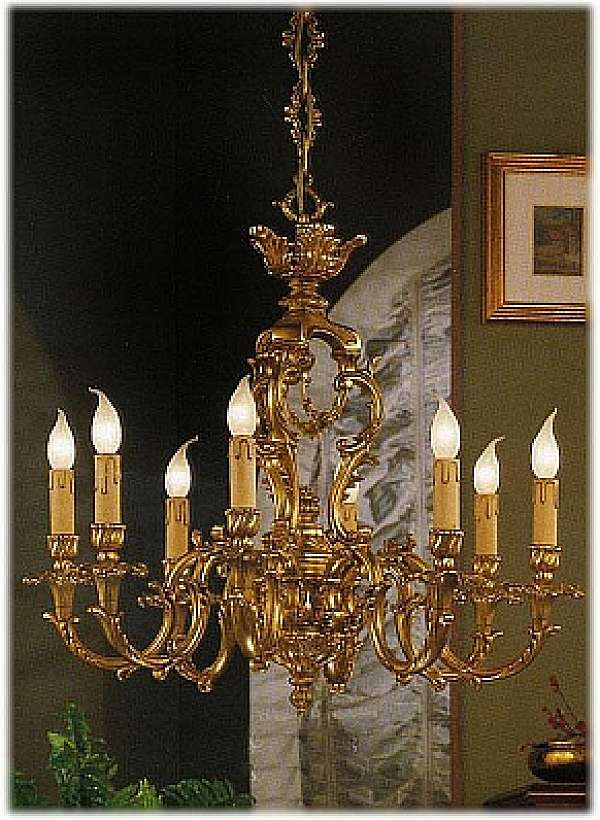Chandelier FBAI 4000/8 factory FBAI from Italy. Foto №1