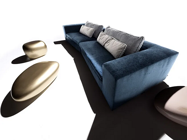 Sectional fabric sofa with chaise longue ERBA ITALIA DAVID factory ERBA ITALIA from Italy. Foto №15