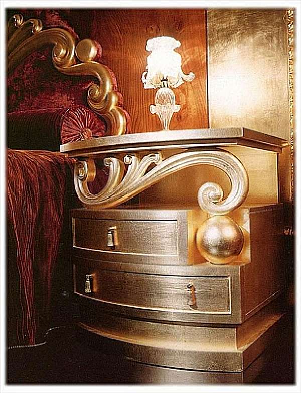 Bedside table CARLO ASNAGHI STYLE 10861 factory CARLO ASNAGHI STYLE from Italy. Foto №1