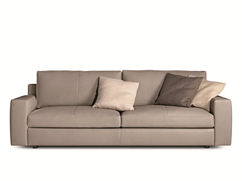 2 Seater Sofa with Upholstered Back POLTRONA FRAU Massimosistema factory POLTRONA FRAU from Italy