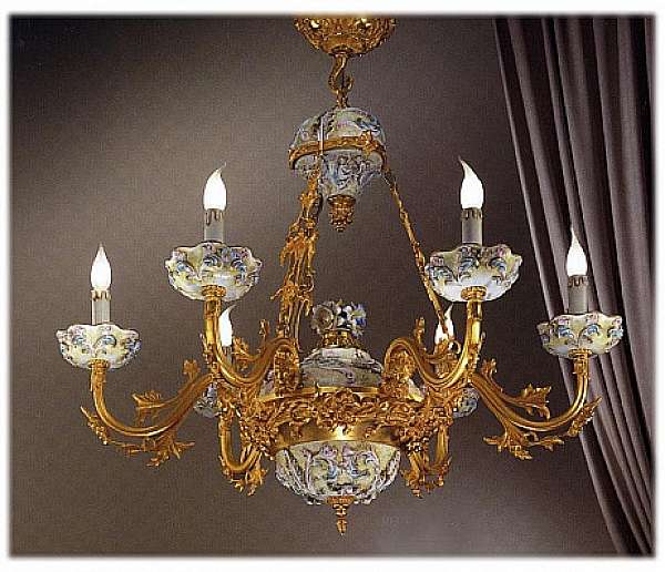 Chandelier FBAI 4303/6 factory FBAI from Italy. Foto №1