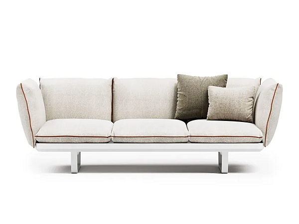 3-seater garden sofa with fabric upholstery Atmosphera Venice factory ATMOSPHERA from Italy. Foto №1