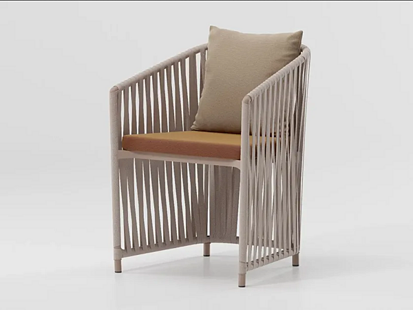 Garden chair with armrests KETTAL Bitta Lounge factory KETTAL from Italy. Foto №1