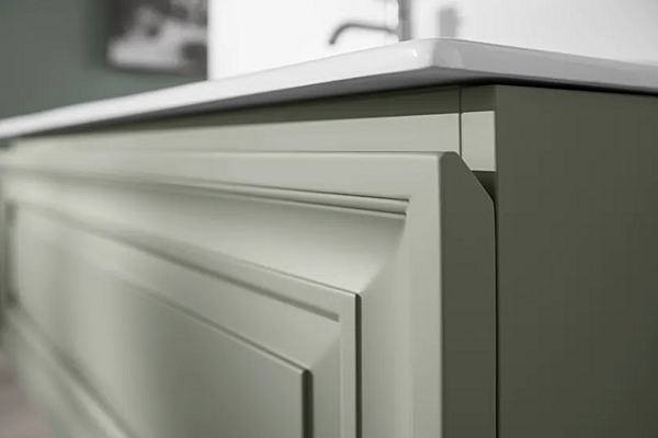 Double wall mounted wooden vanity unit with drawers Gaia Mobili Autoritratto factory GAIA from Italy. Foto №5