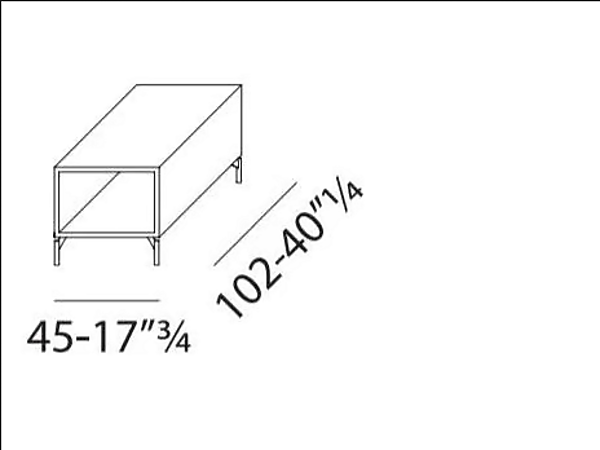 Low wooden coffee table VIBIEFFE 525 Nordic factory VIBIEFFE from Italy. Foto №2