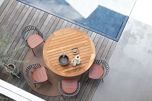 Round Teak Garden Table Atmosphera Desert DE.TT. factory ATMOSPHERA from Italy. Foto №3